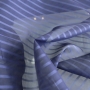 Striped silk organza