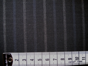 Virgin wool with elastane - striped