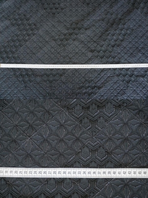 Cloque - schwarz mit Lurex