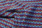 suit quality - blue with red / gold