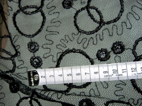 Embroidery with rings