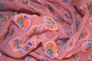 Chiffon mit Applikation