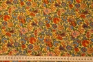 Cotton with linen - flowers