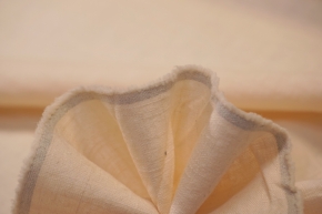 Linen with cotton - apricot