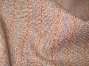 Virgin wool - striped lengthways
