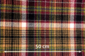 Virgin wool - colorful checked pattern