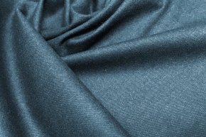 Virgin wool flannel - dark blue