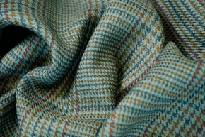 Virgin wool - multicolored glen check