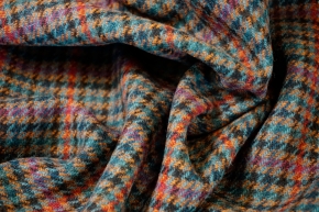 Schurwolle - mehrfarbiger Tweed