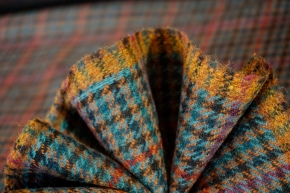 Schurwolle - mehrfarbiger Tweed