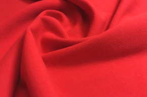 elastische Schurwolle - leuchtend rot