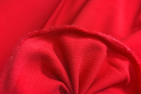 elastische Schurwolle - leuchtend rot