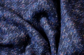 Schurwollstrick - blaues Muster