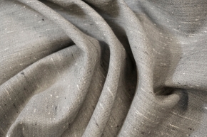 Silk with wool - silver gray