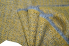 Schurwollmischung - gelb und grau