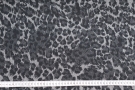 Schurwollmischung - grauer animalprint
