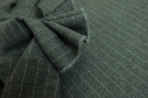 Wool blend fabric with pinstripes