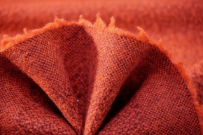 Virgin wool with polyamide - orange / red