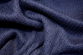 Virgin wool knit - dark blue