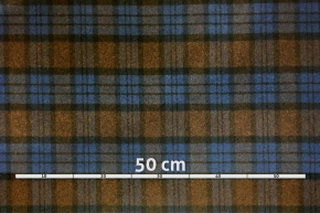 Double-sided coat fabric - checked