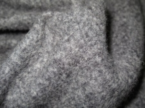 Virgin wool blend - mottled gray