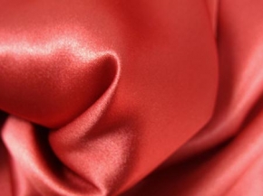 Stretch quality silk, red