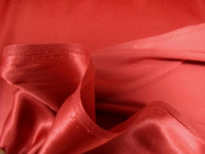 Stretch quality silk, red
