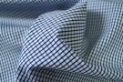 Cotton - blue checkered
