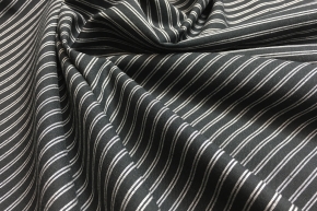 Cotton - black with stripes