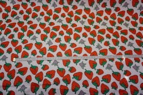 Cotton - strawberries