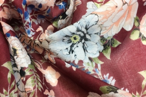 Batist - Pfingstrosen