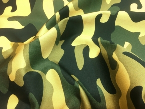 Baumwollstretch - Camouflage