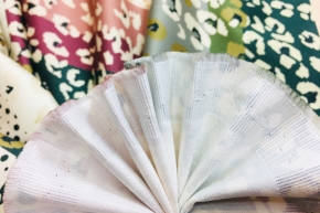 Cotton sateen - patchwork print