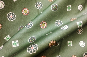 Cotton satin tie pattern