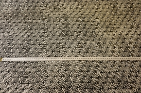Baumwollstretch - schwarzes Muster