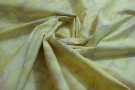 Baumwollstretch - gelb gemustert