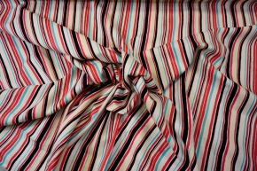Cotton stretch - colorful striped