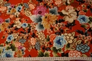 Baumwollstretch - farbenfrohe Blumen