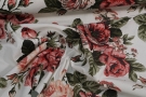 Cotton stretch - generous floral print