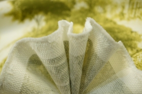 Cotton with silk - Toile de Jouy