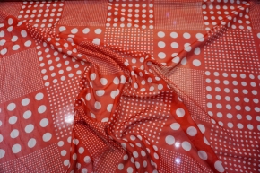 Cotton with silk - polka dots
