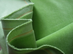 Cotton velvet - apple green
