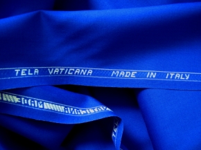 Tela Vaticana - königsblau