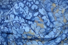 heavy corded lace - blue