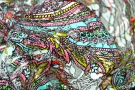 elastic lace - colorfully printed