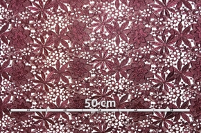 Guipure lace - brown