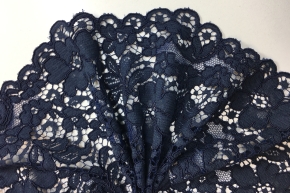 Woven lace - dark blue