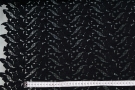 Spitzenborte - schwarz, 87 cm