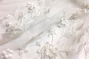 remnants, Border lace - off white