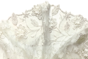 remnants, Border lace - off white